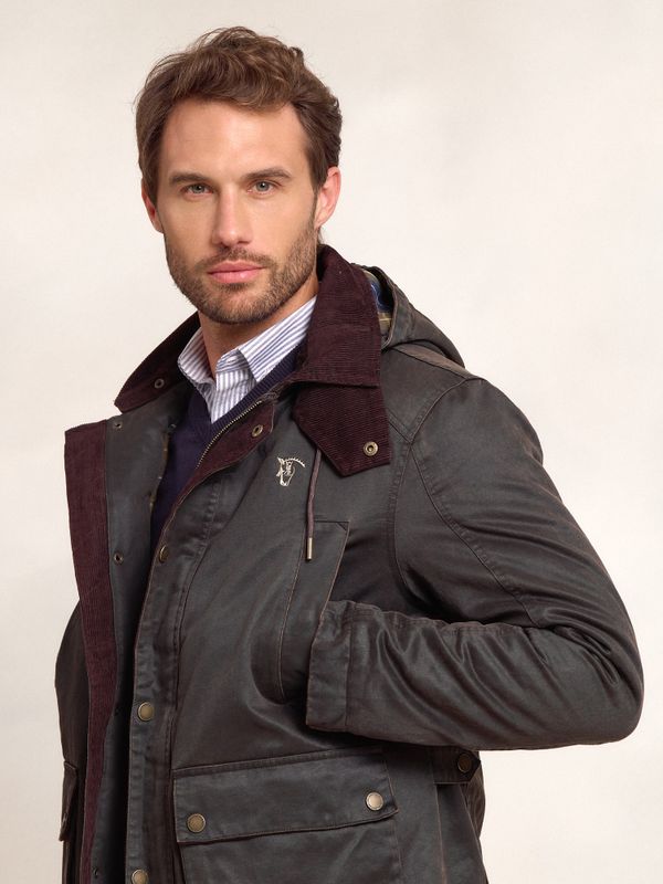 Parka Efeito Encerado | Moka 