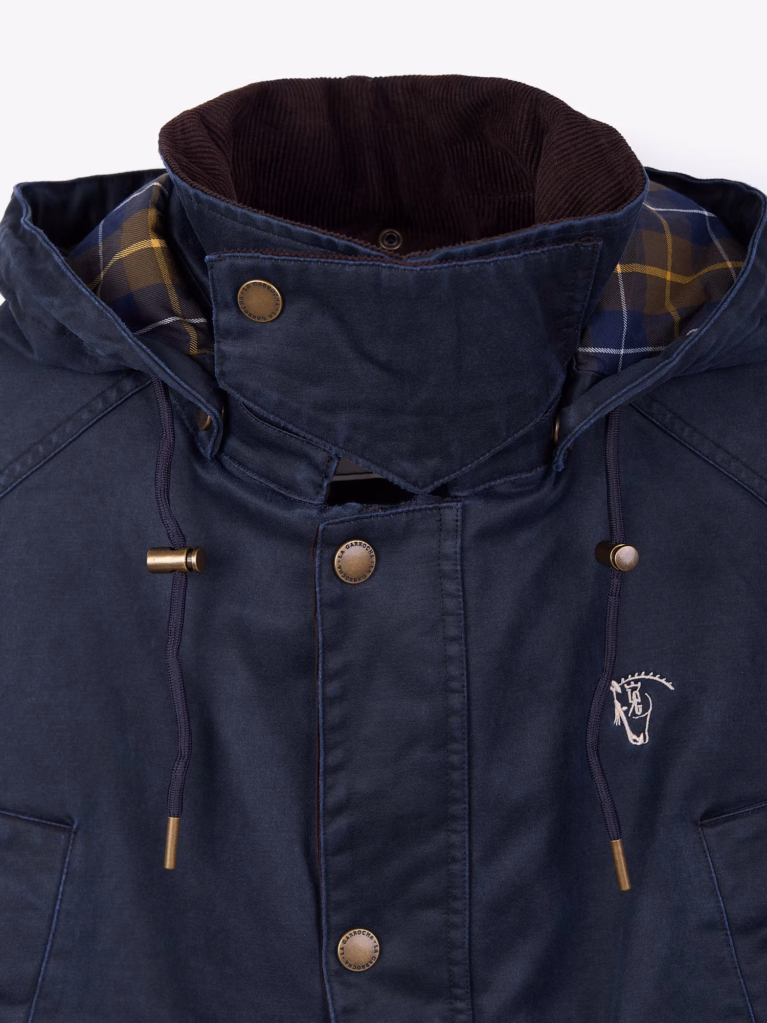 Waxed-Effect Parka | Marino