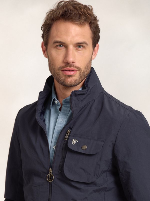 Jaqueta corta-vento técnica | Marino