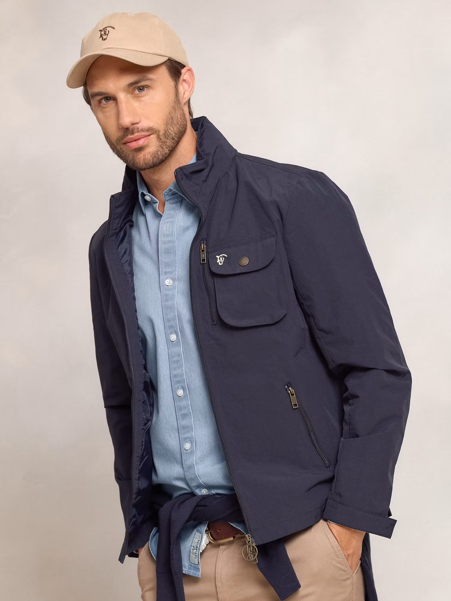 Technical windbreaker Jacket | Marino