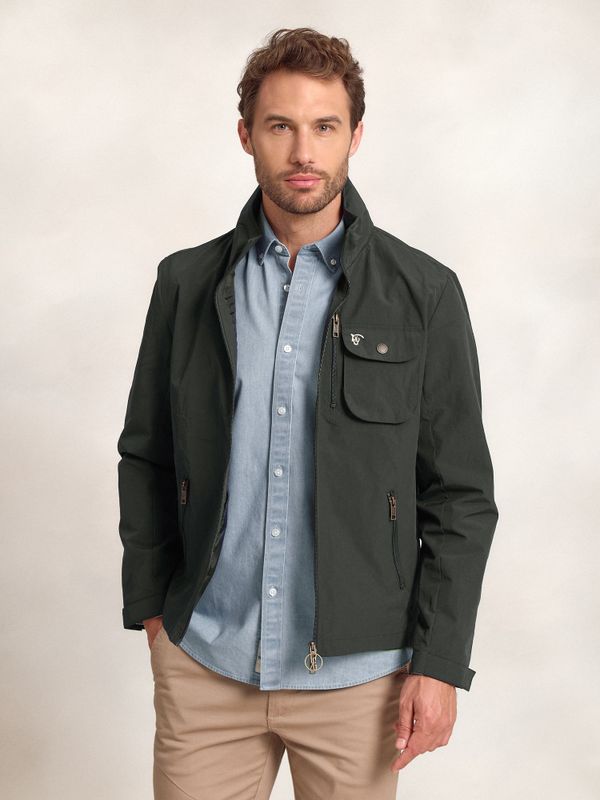 Jaqueta corta-vento técnica | Musgo