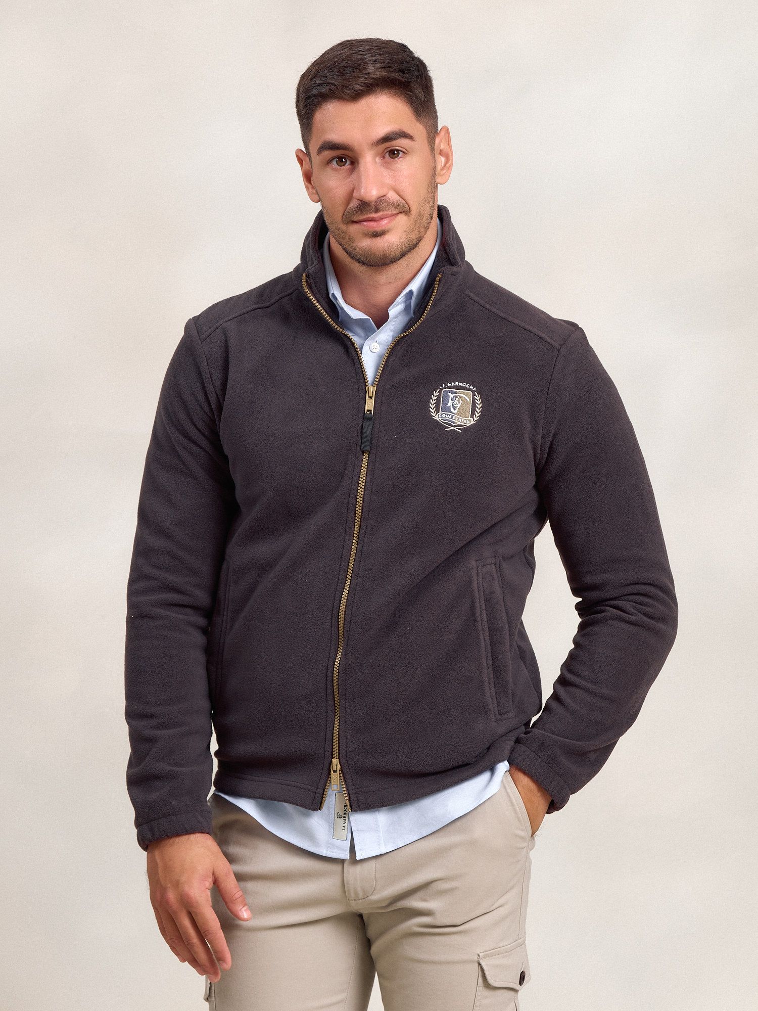 Fleece Jacket | Carbón