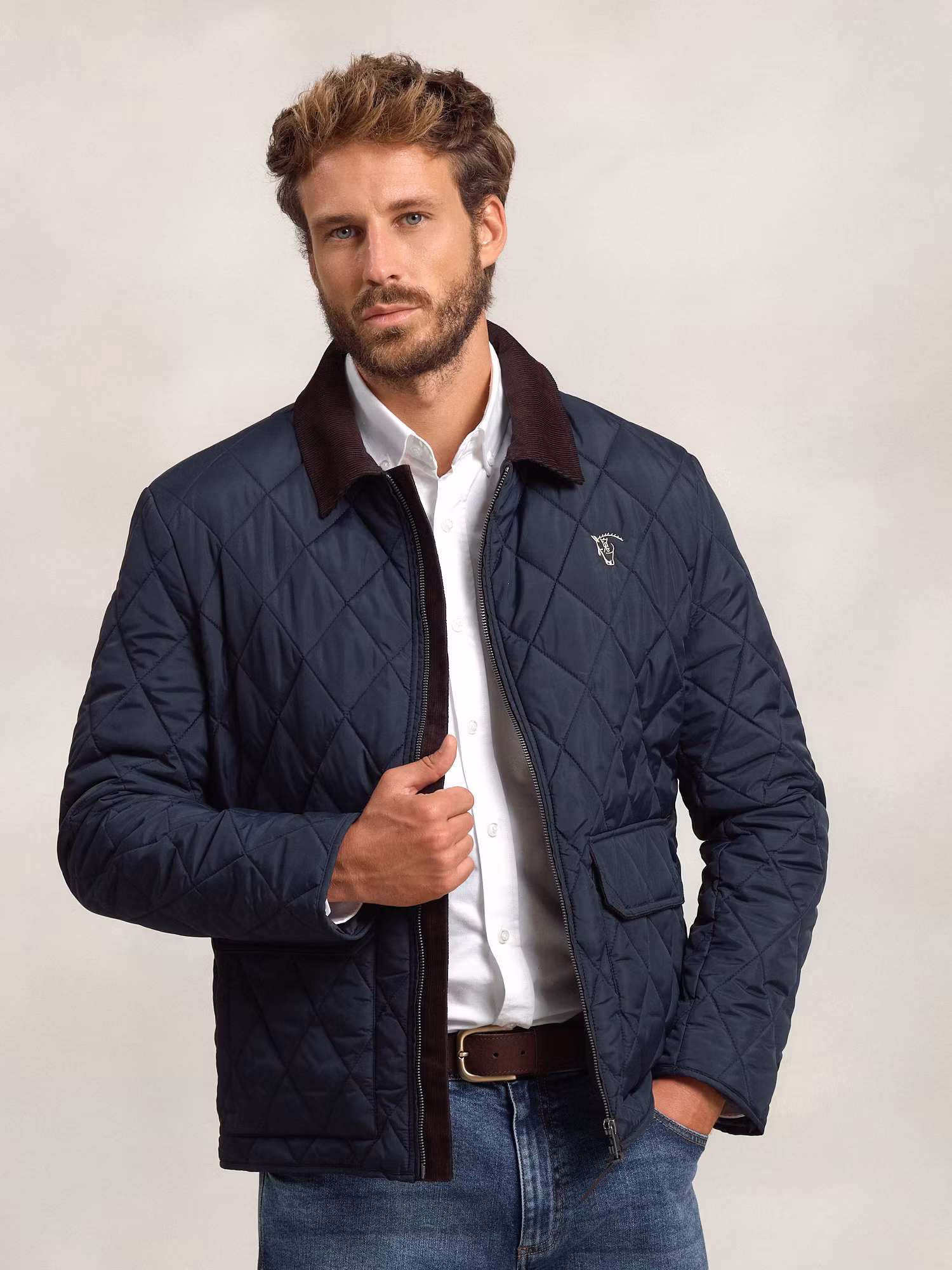 Husky Quilted Coat | Marino