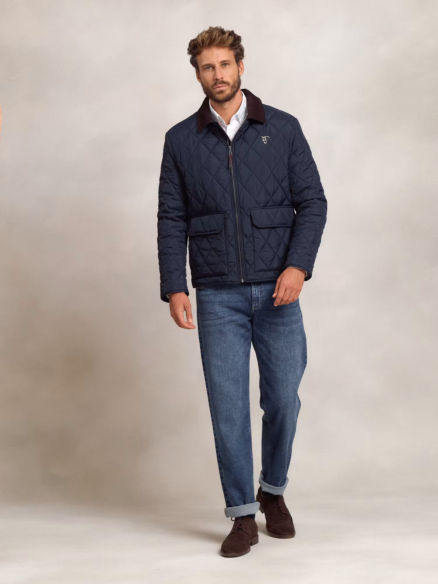 Husky Quilted Coat | Marino