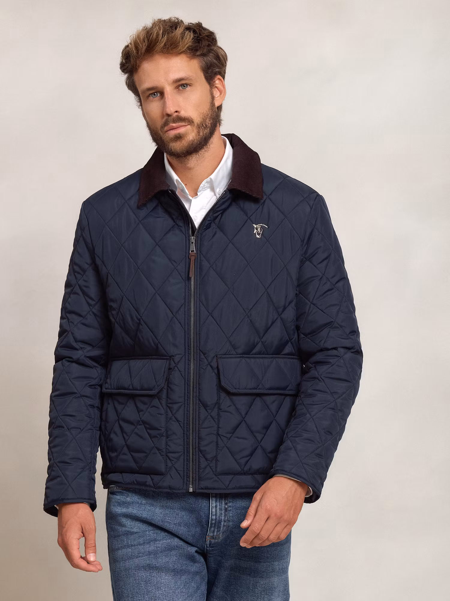 Husky Quilted Coat | Marino