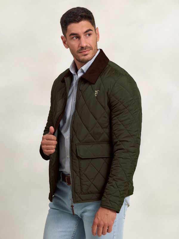 Casaco Acolchoado Husky | Musgo