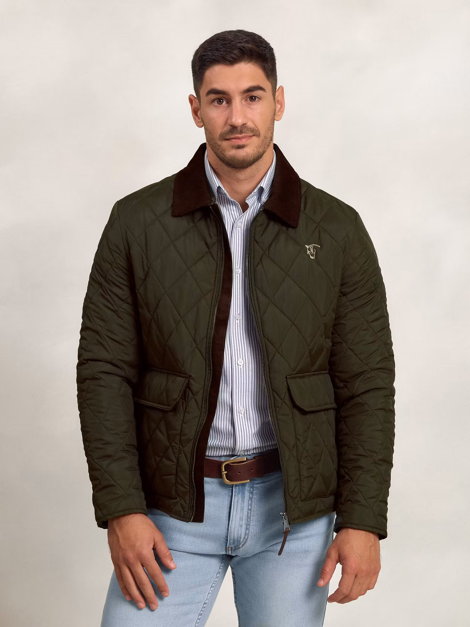 Abrigo Husky Acolchado | Musgo