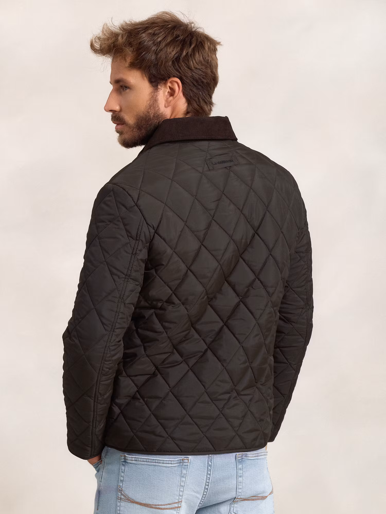 Husky Quilted Coat | Carbón