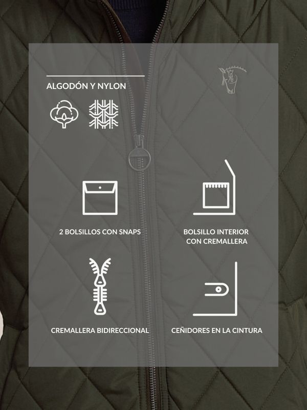 Gilet Matelassé Losanges | Musgo