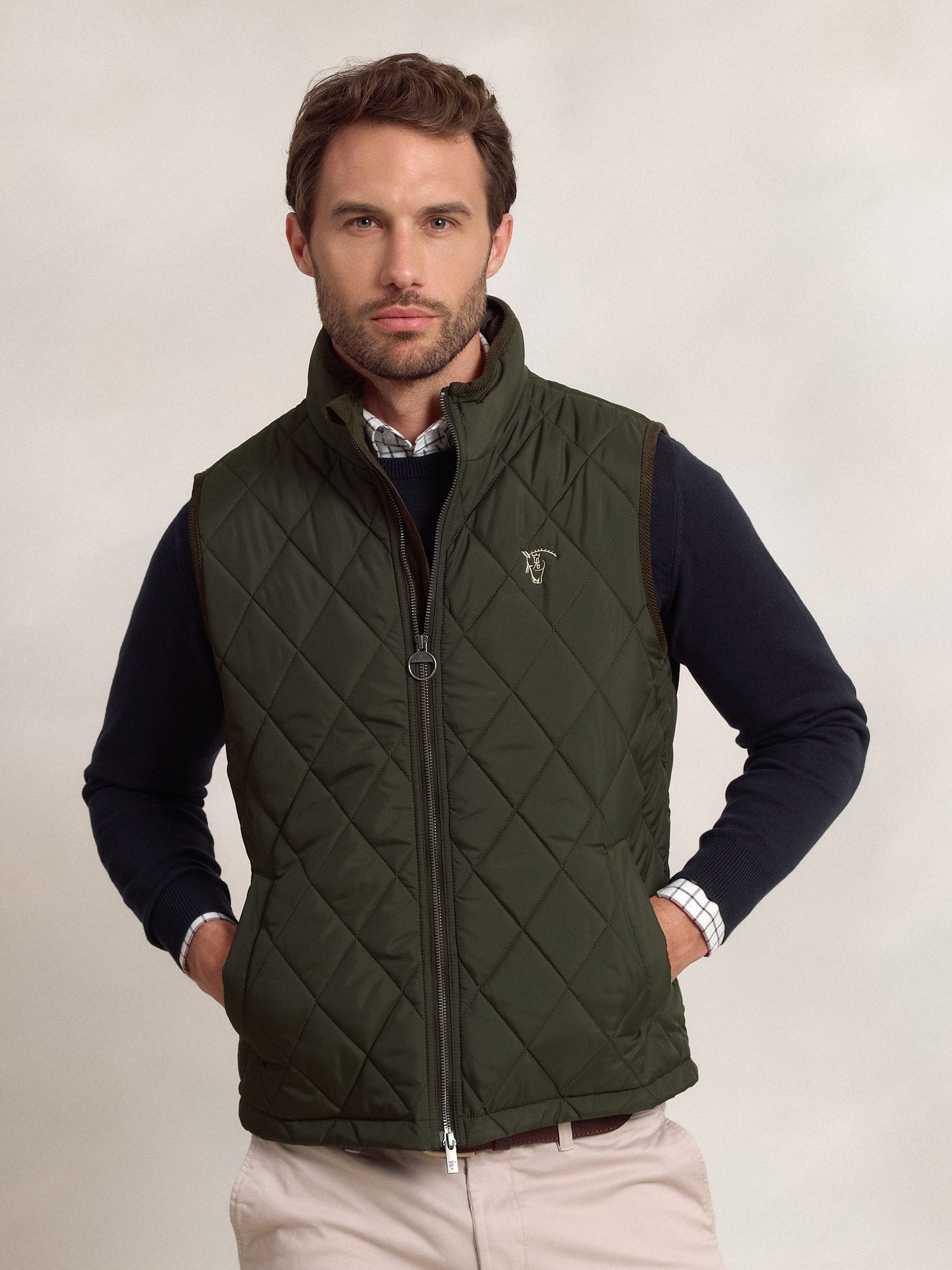 Diamond Quilted Vest | Musgo