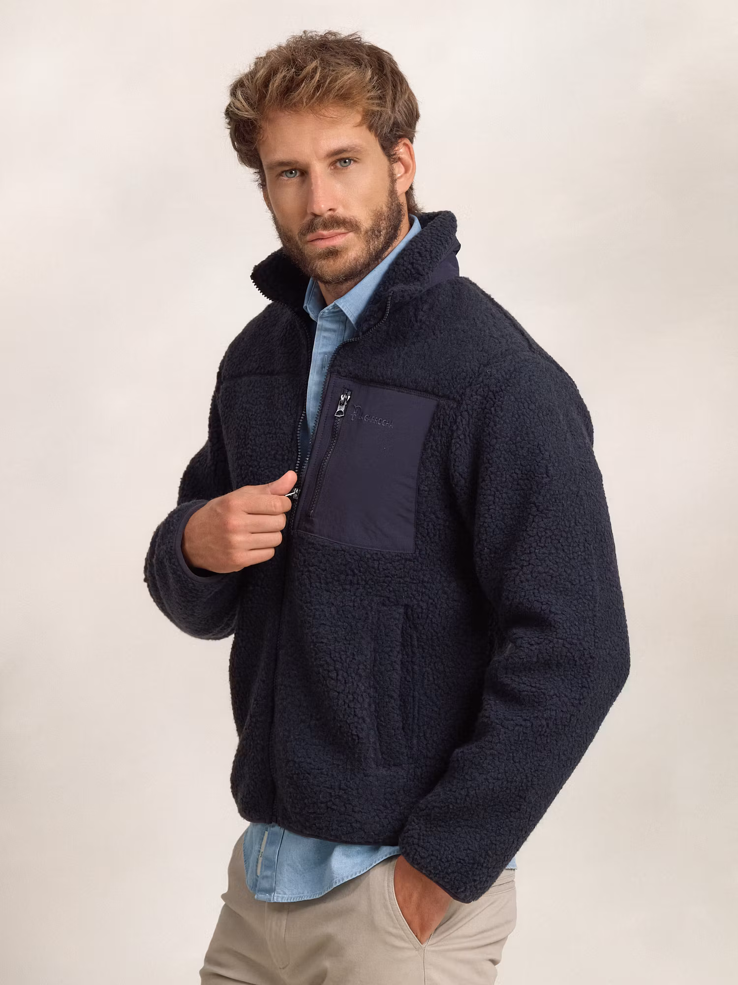 Equestrian Polar Jacket | Marino