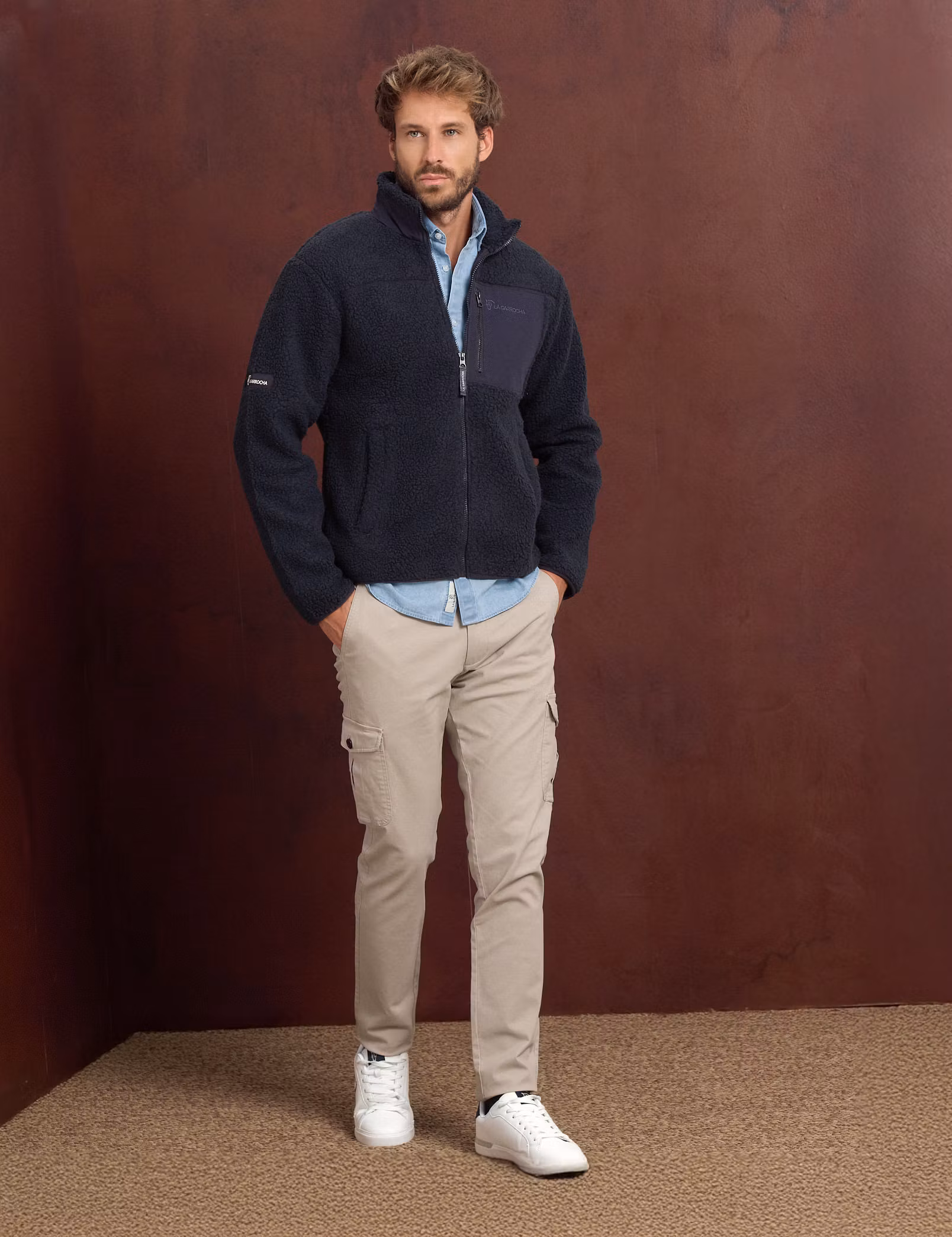 Equestrian Polar Jacket | Marino