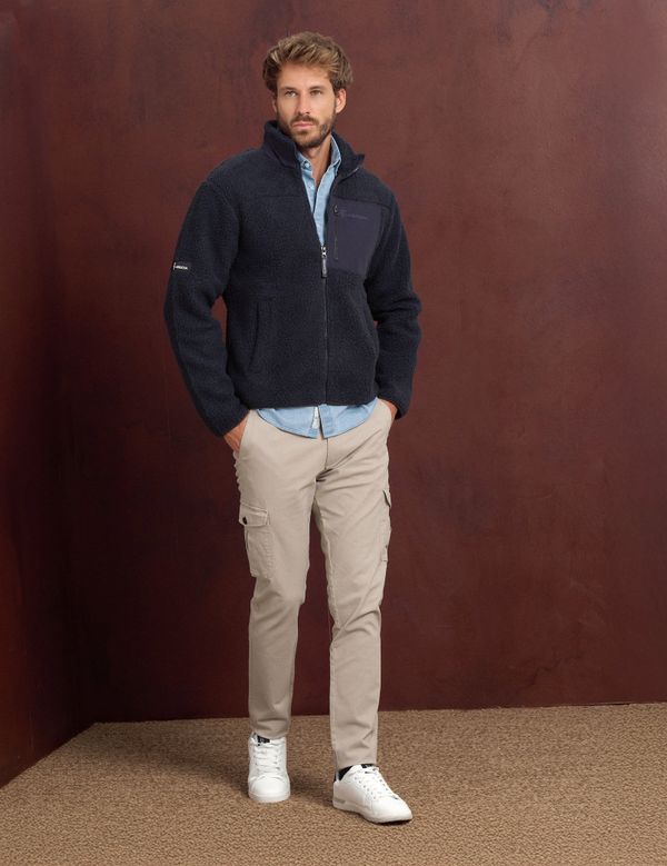 Jaqueta Polar Equestrian | Marino