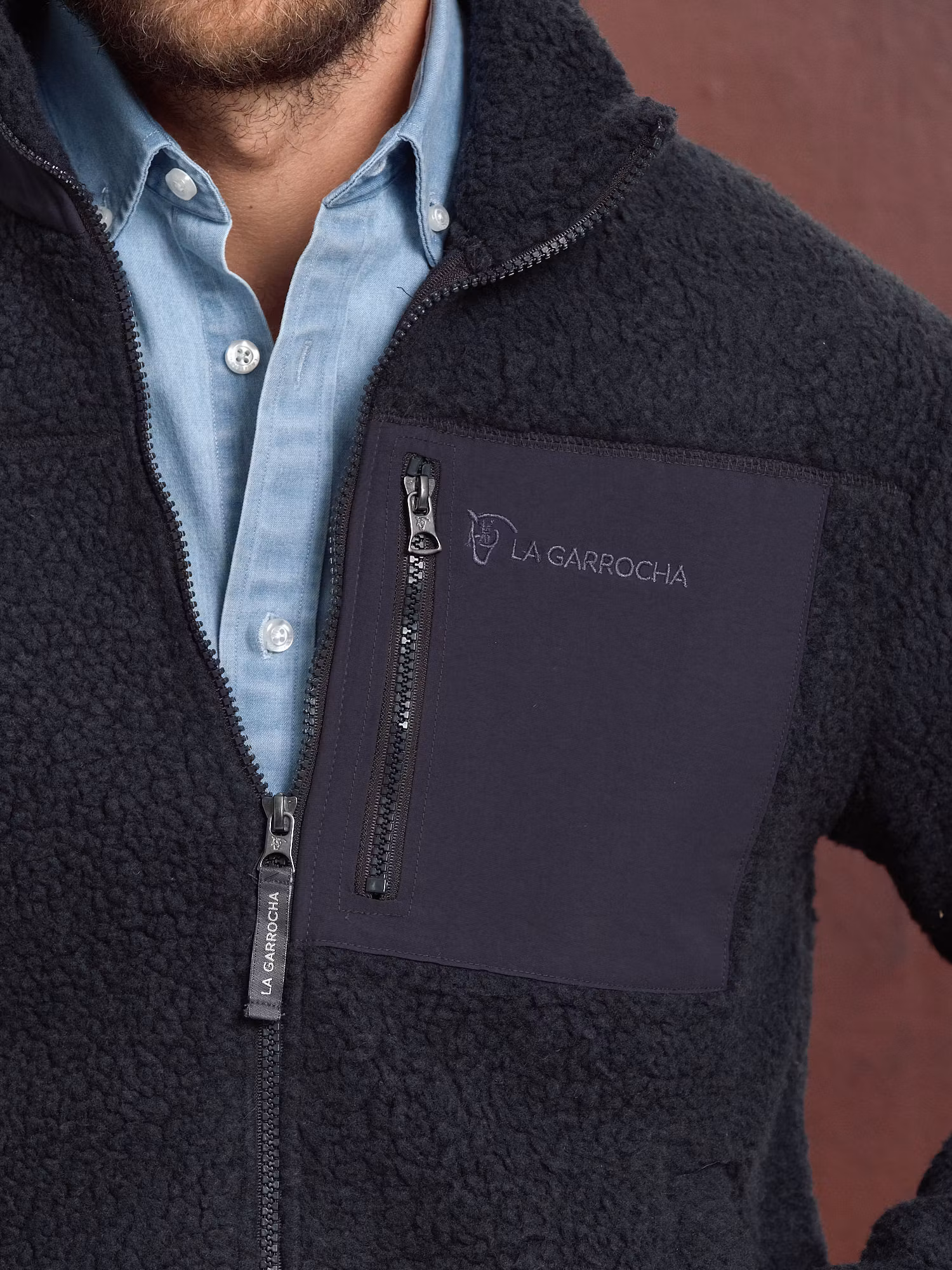 Equestrian Polar Jacket | Marino