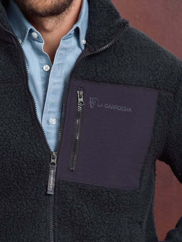 Jaqueta Polar Equestrian | Marino