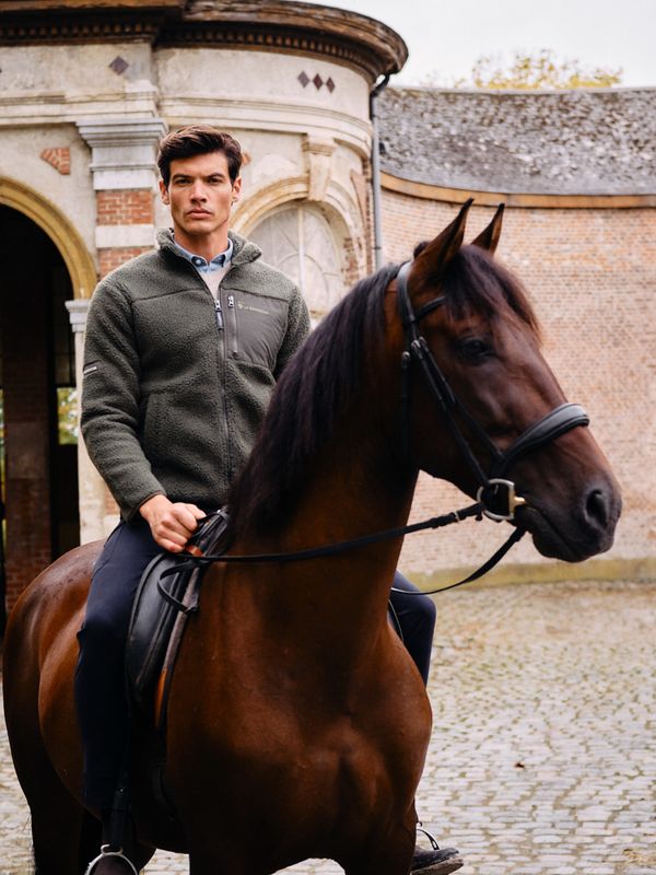Chaqueta Polar Equestrian | Musgo