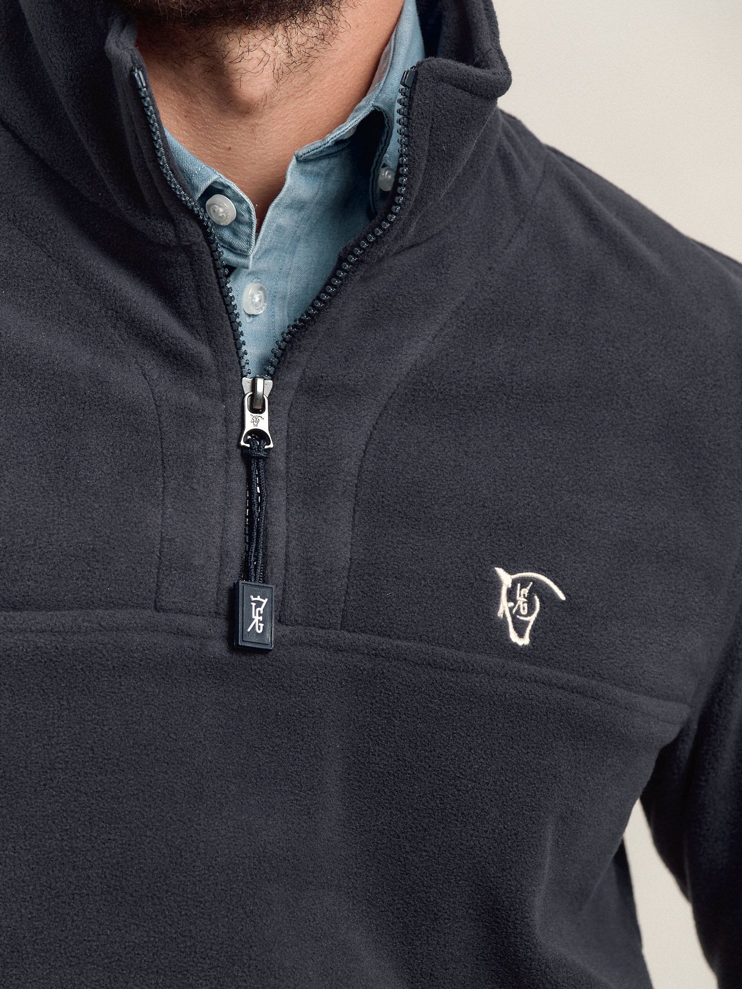 Demi Zip Fleece | Marino