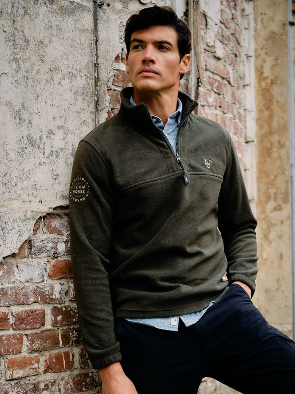 Polar Meio Zíper | Musgo