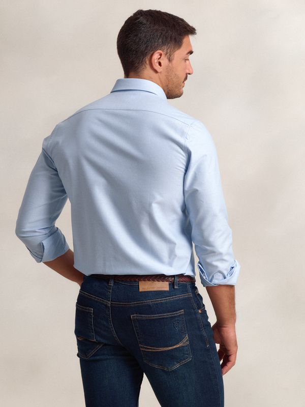 Camisa Oxford | Celeste