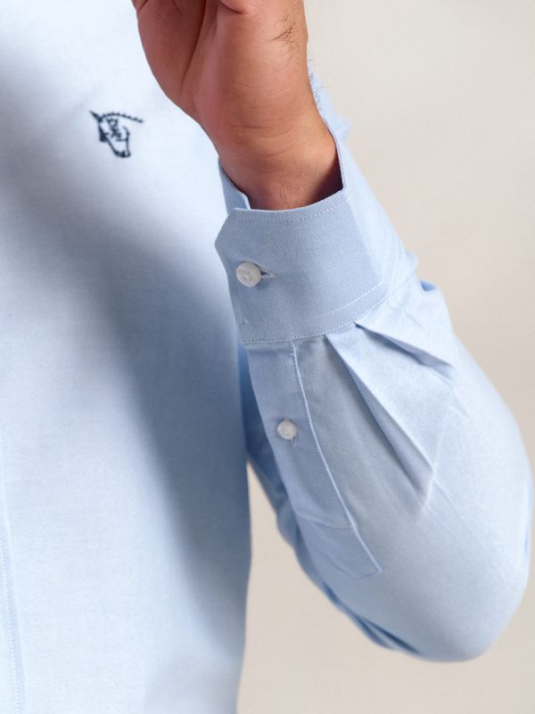 Camisa Oxford | Celeste