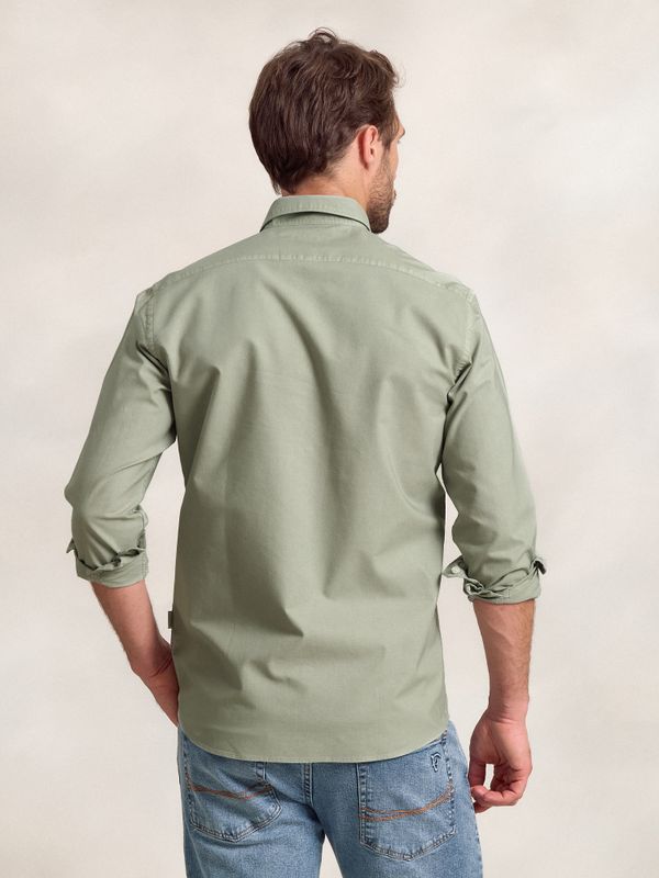 Camisa Garment Dyed | Basil