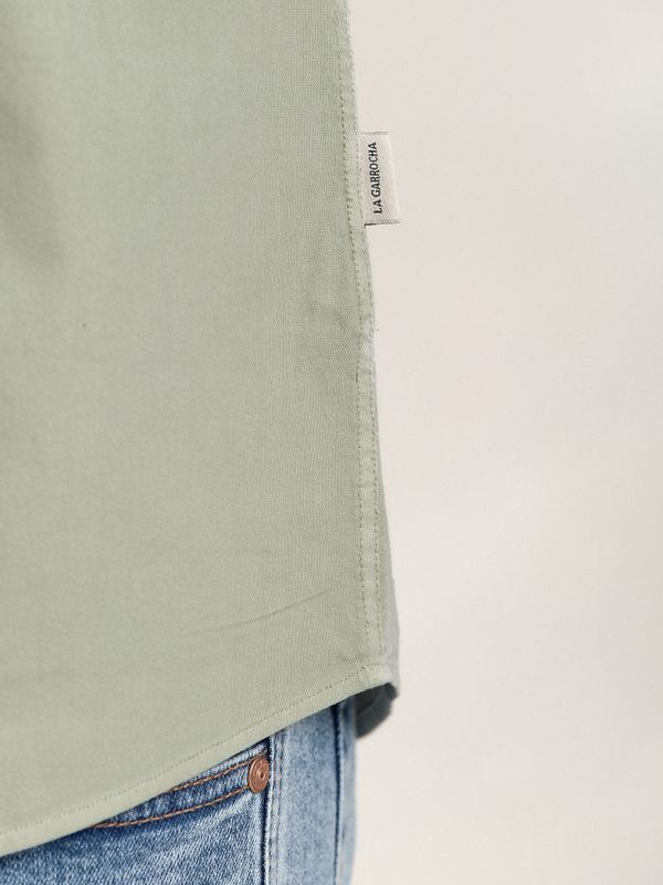 Camisa Garment Dyed | Basil