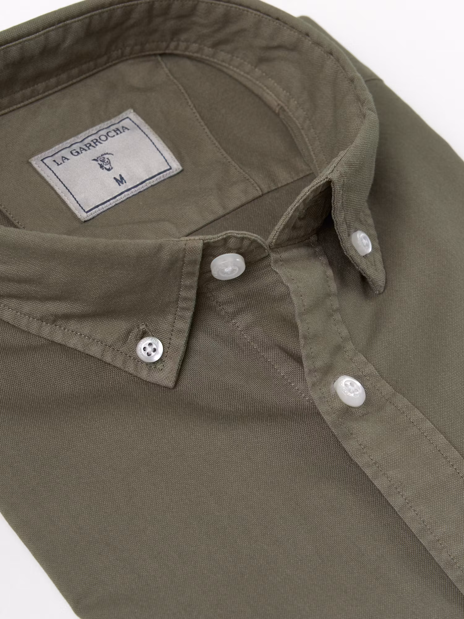 Chemise Garment Dyed | Vert Olive