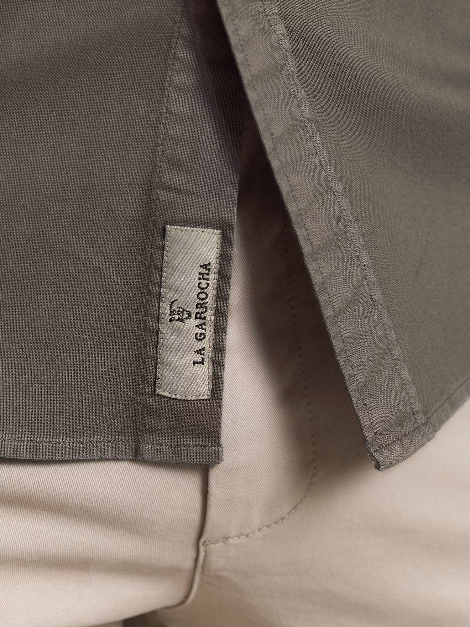 Chemise Garment Dyed | Vert Olive