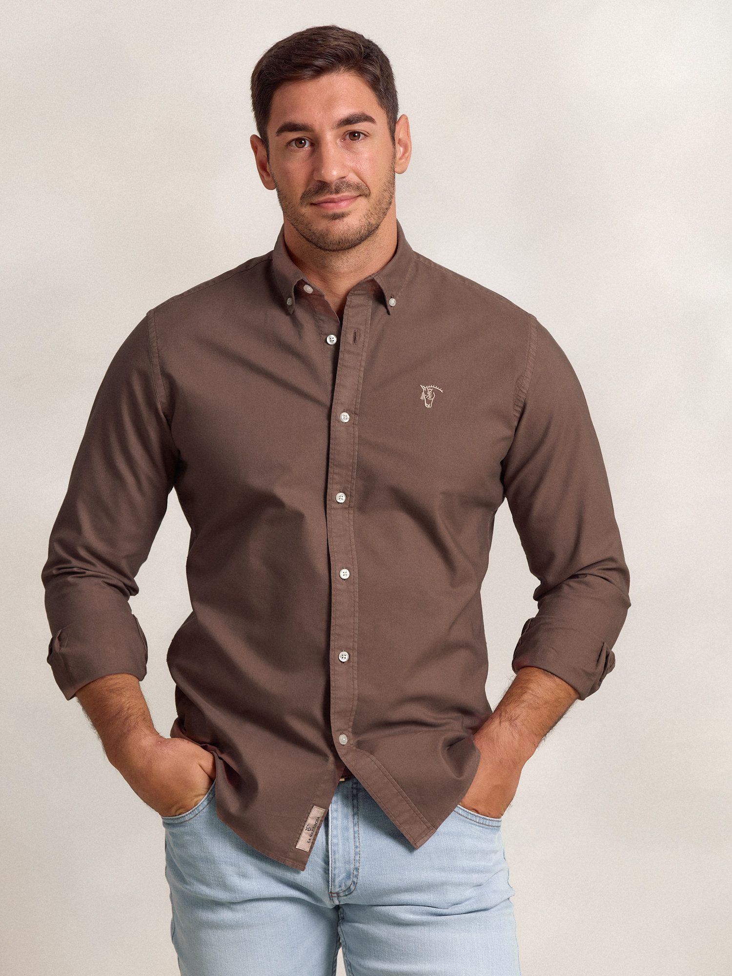 Chemise Garment Dyed | Cocoa