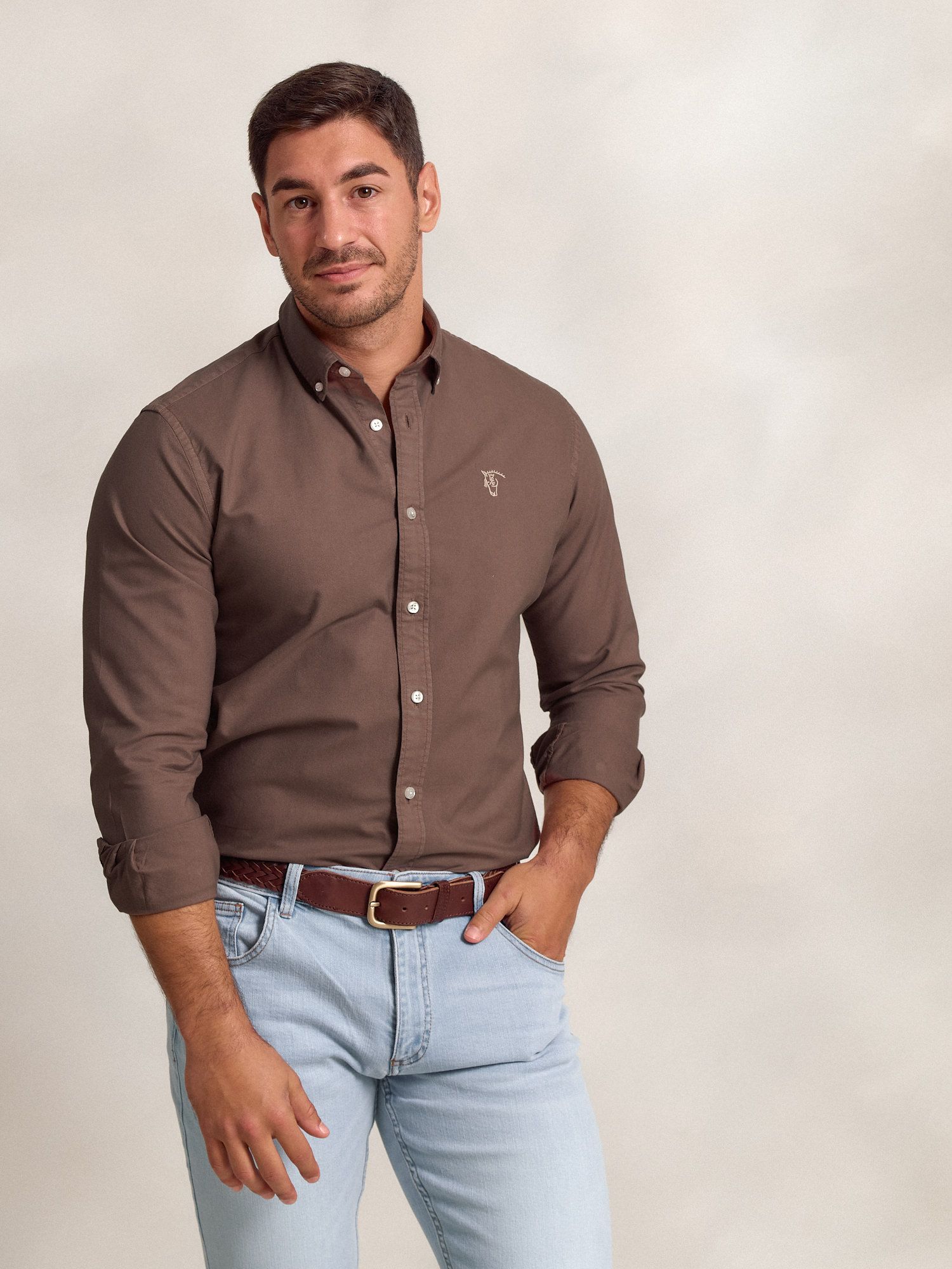 Chemise Garment Dyed | Cocoa