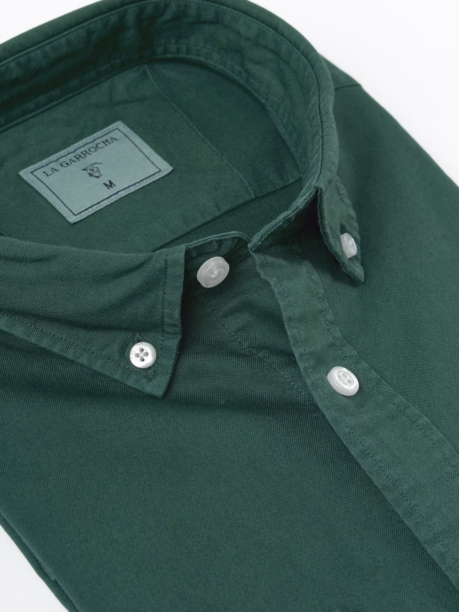 Chemise Garment Dyed | Vert Égéen