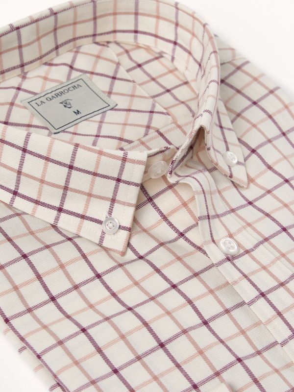 Camisa Xadrez Montijo | Burgundy