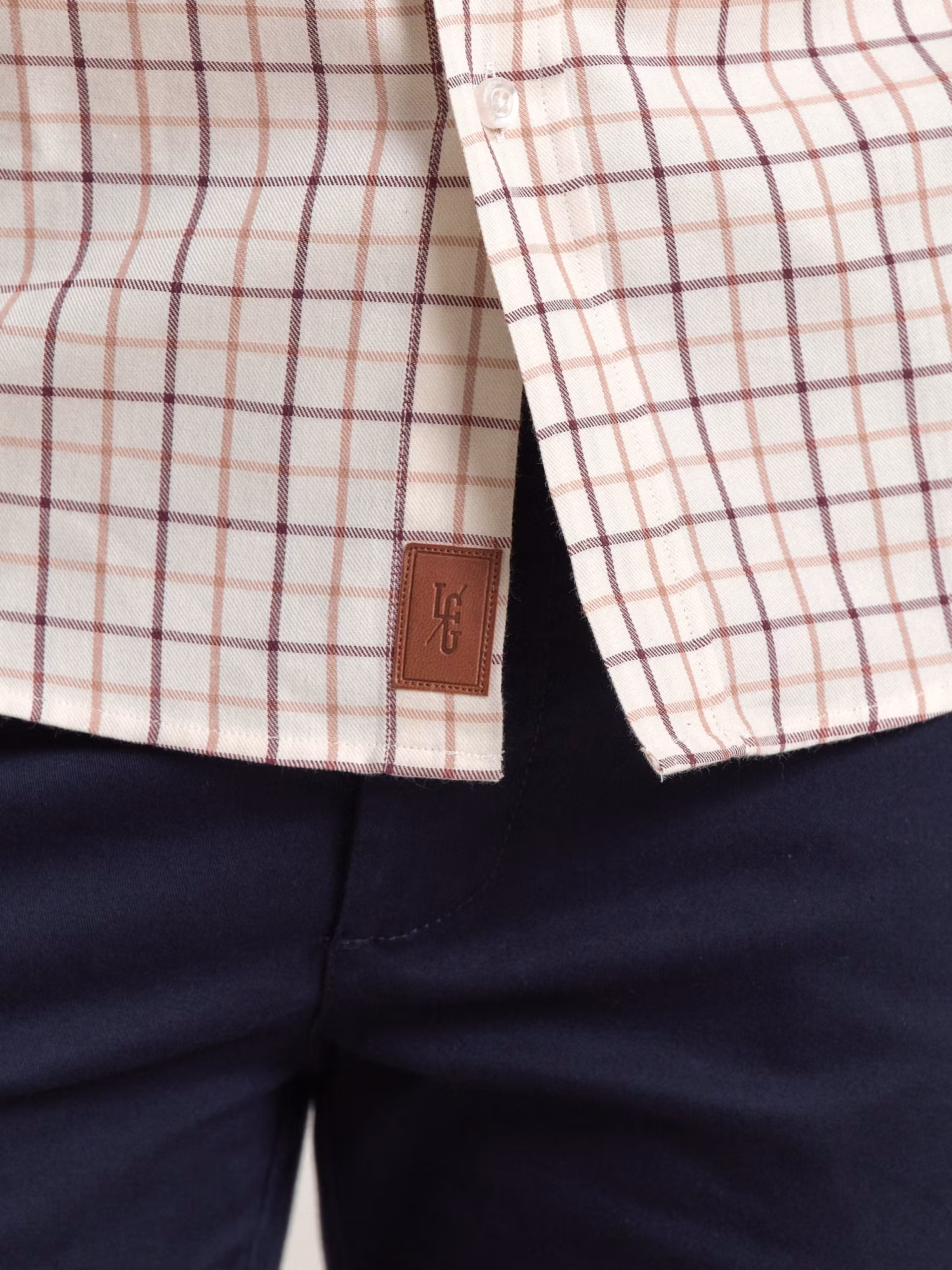 Montijo Plaid Shirt | Burgundy