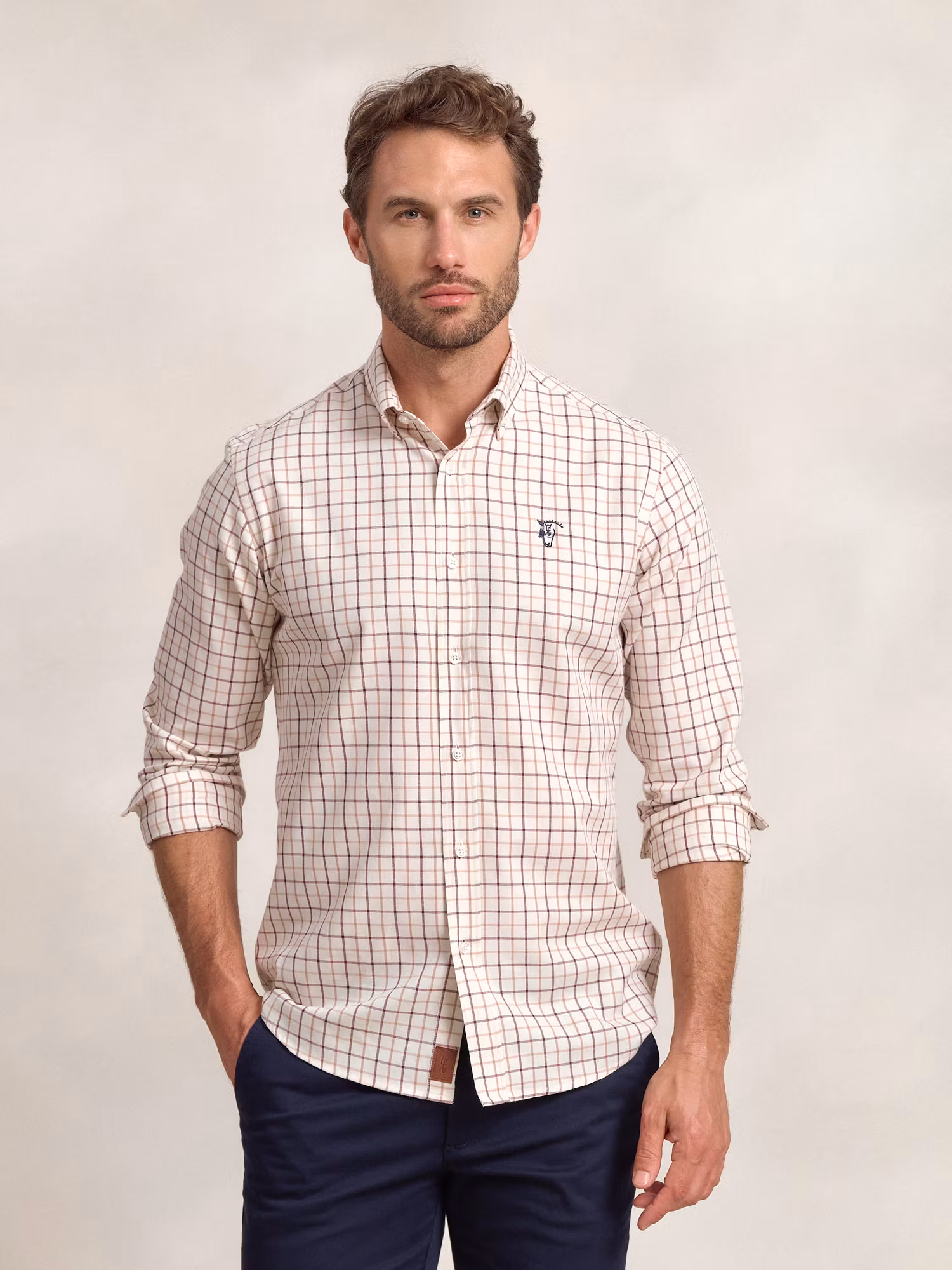 Montijo Plaid Shirt | Burgundy