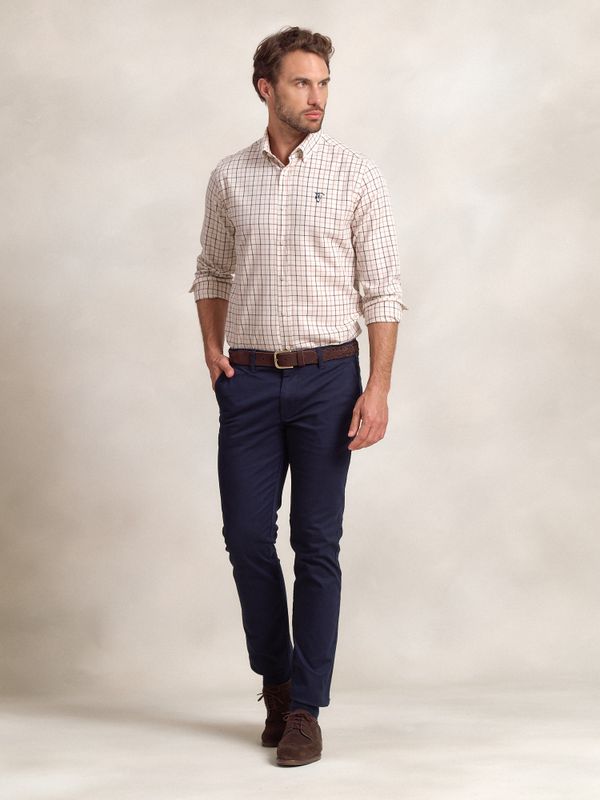 Camisa Xadrez Montijo | Burgundy