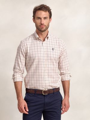 Camisa Xadrez Montijo | Burgundy