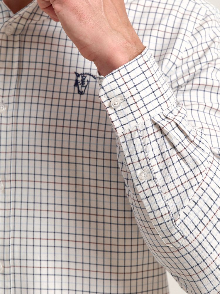 Chemise Homme Nautica à Carreaux - Taille M - 100% Coton - Neuf Avec étiquettes