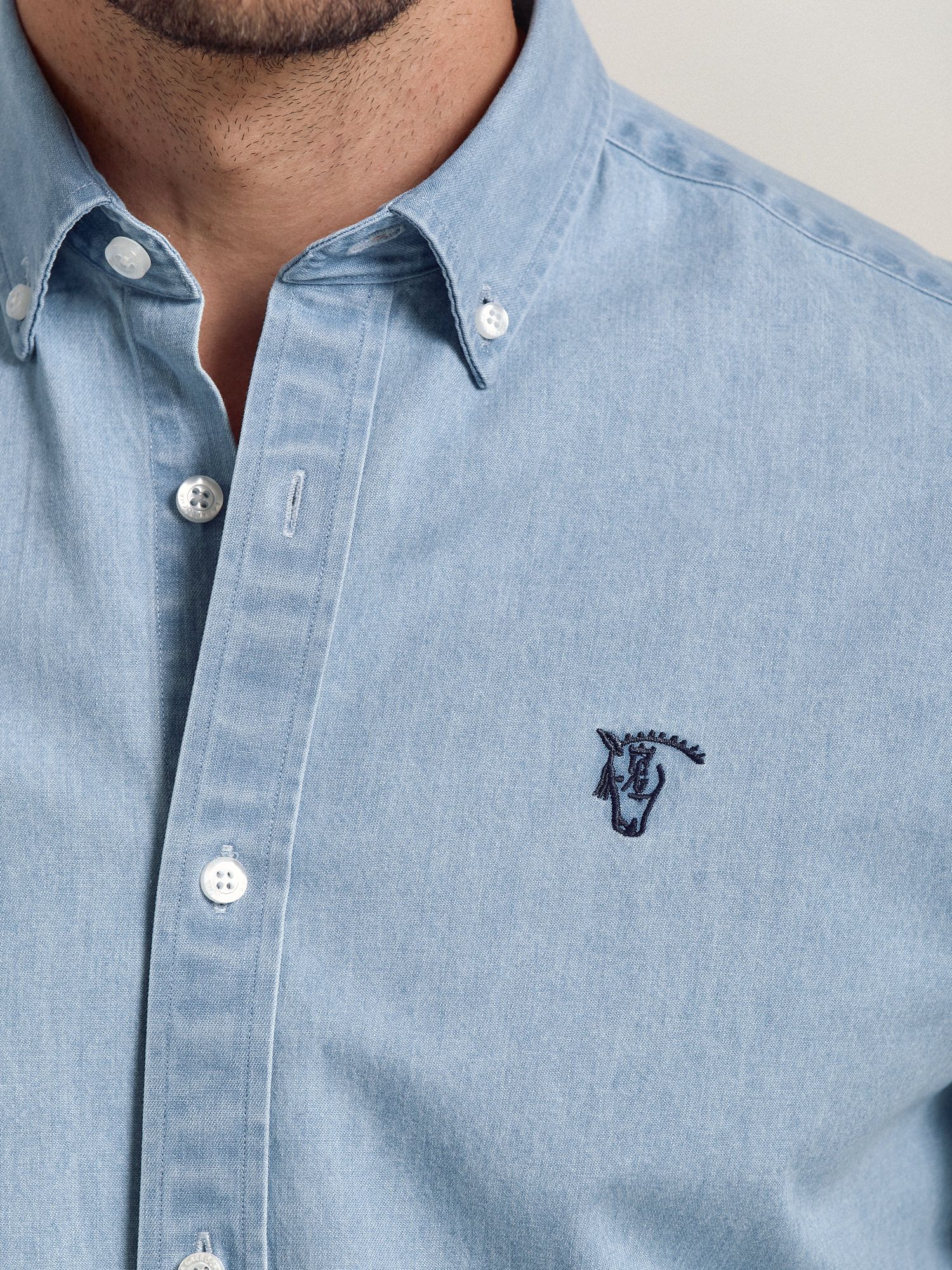Denim Shirt | Azul Claro