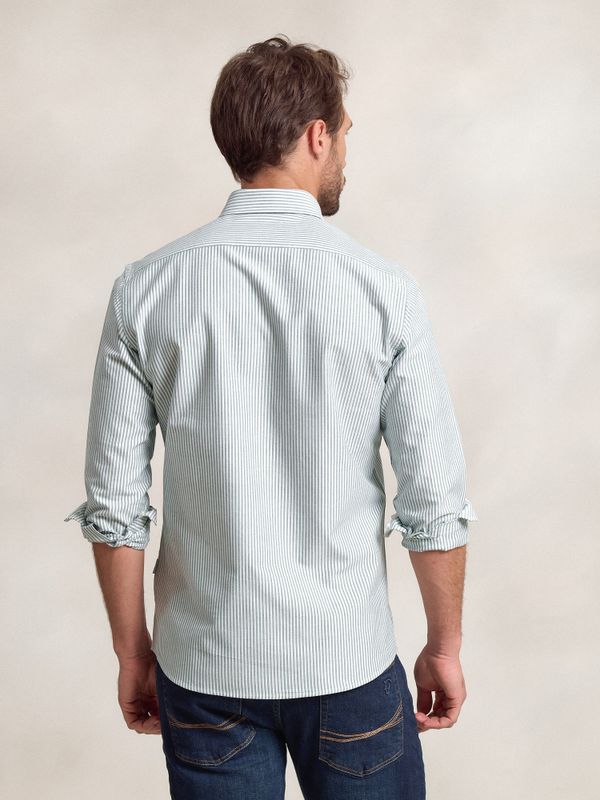 Chemise Oxford à Rayures | Verde