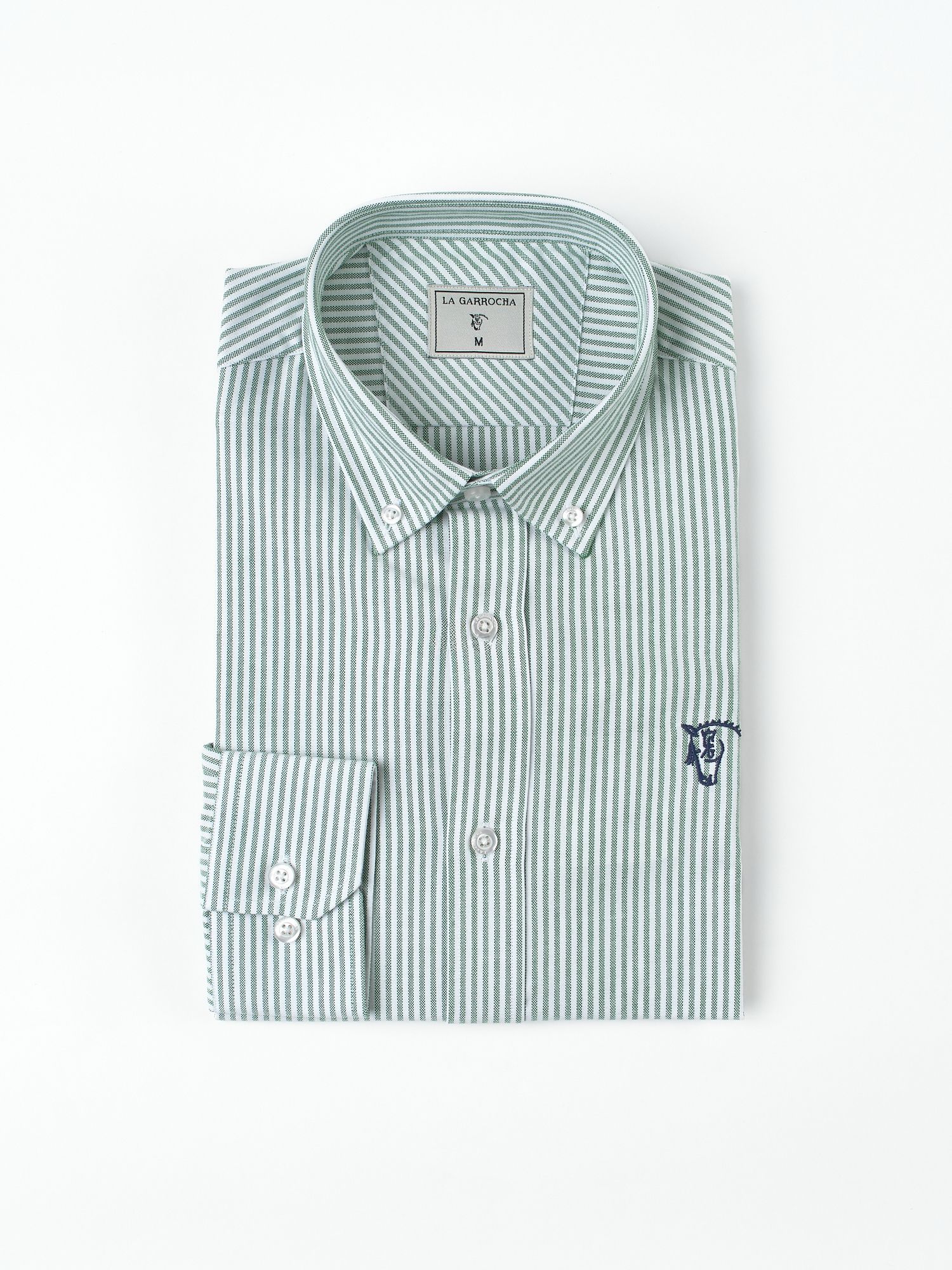 Chemise Oxford à Rayures | Verde