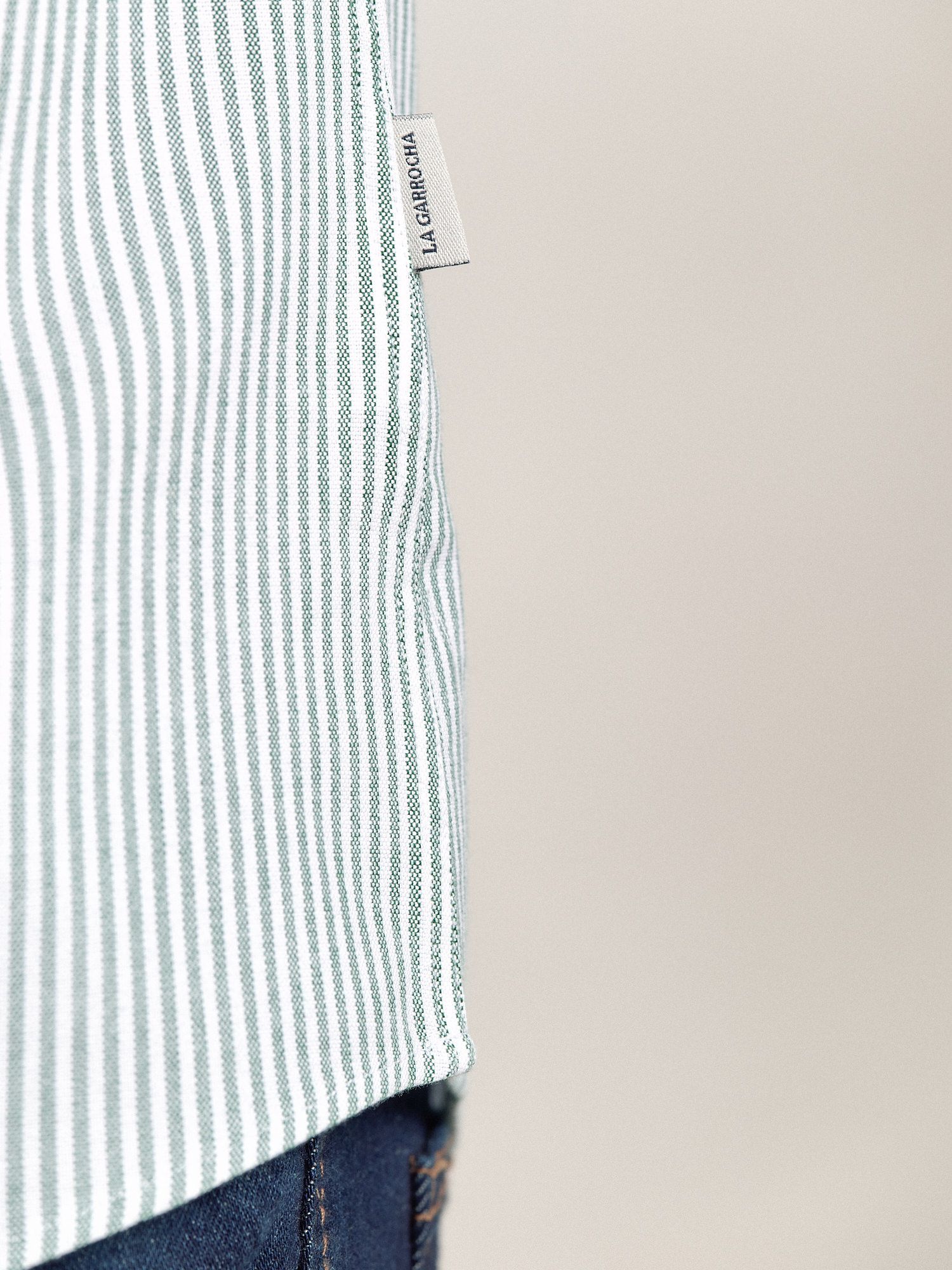 Chemise Oxford à Rayures | Verde