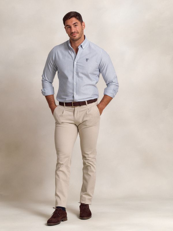 Camisa Oxford Rayas | Marino