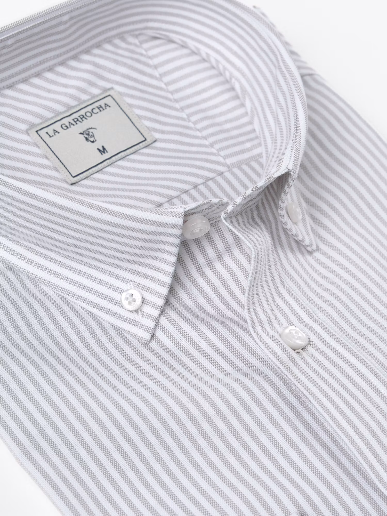 Striped Oxford Shirt | Gris