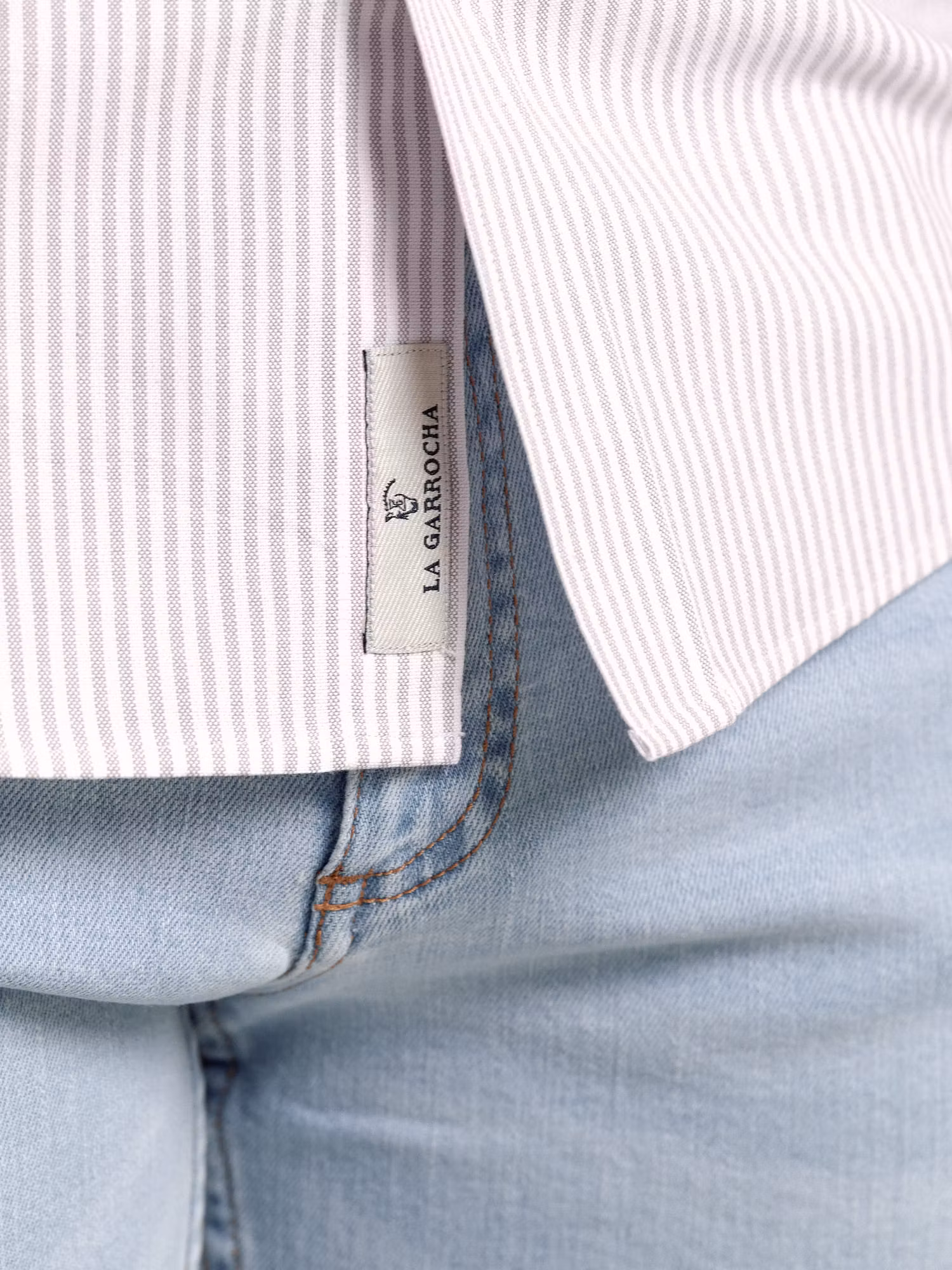 Striped Oxford Shirt | Gris