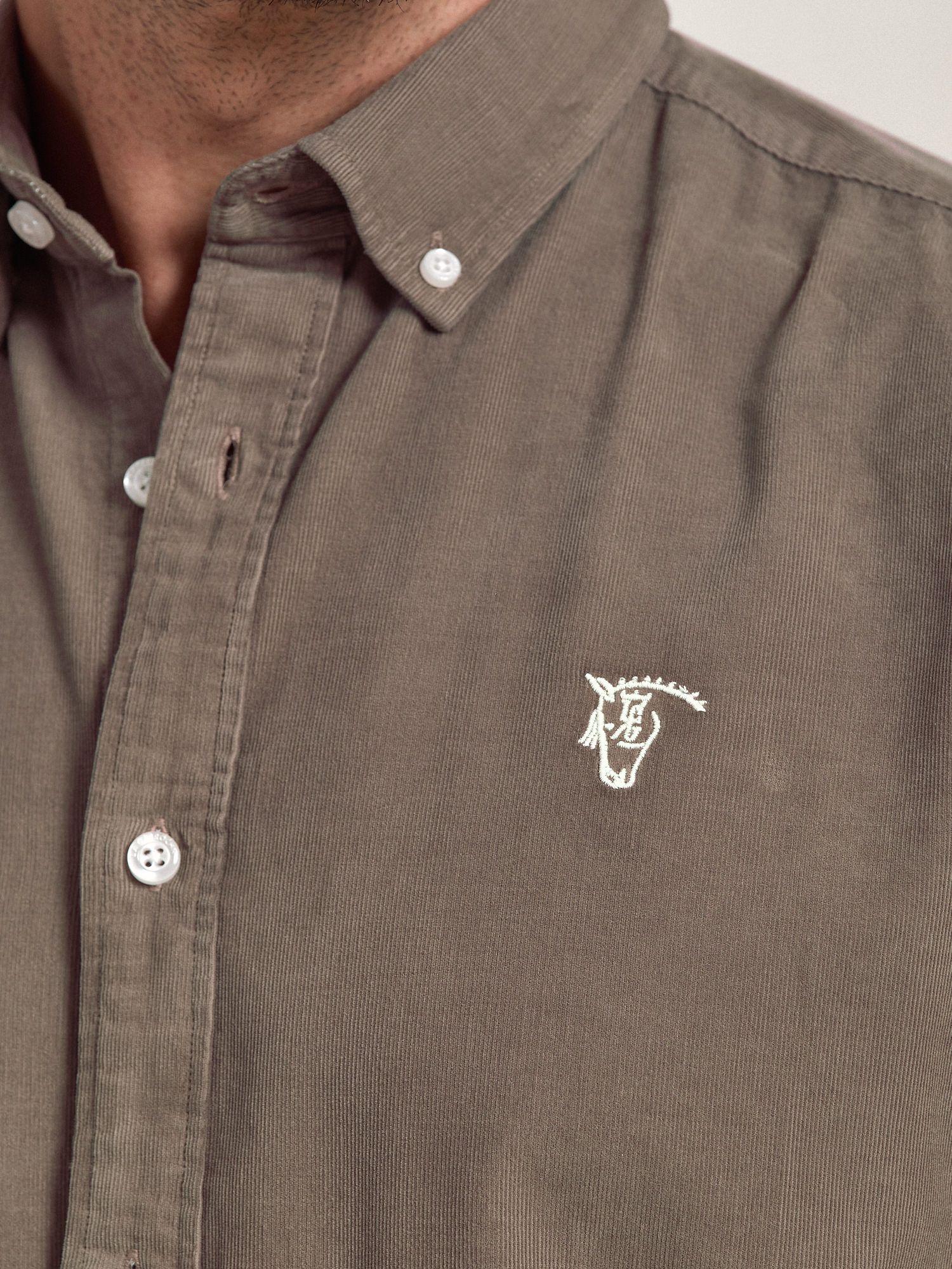 Corduroy Shirt | Taupe
