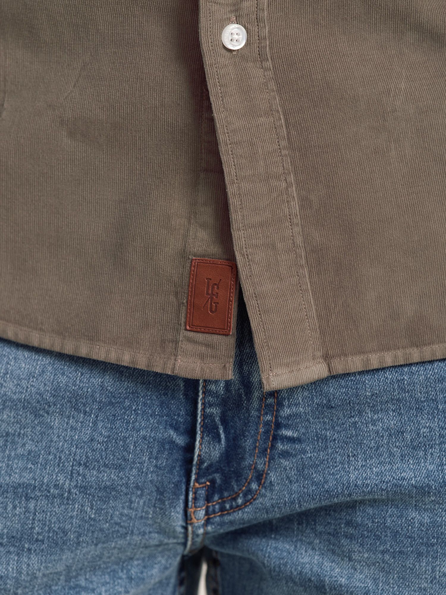 Corduroy Shirt | Taupe