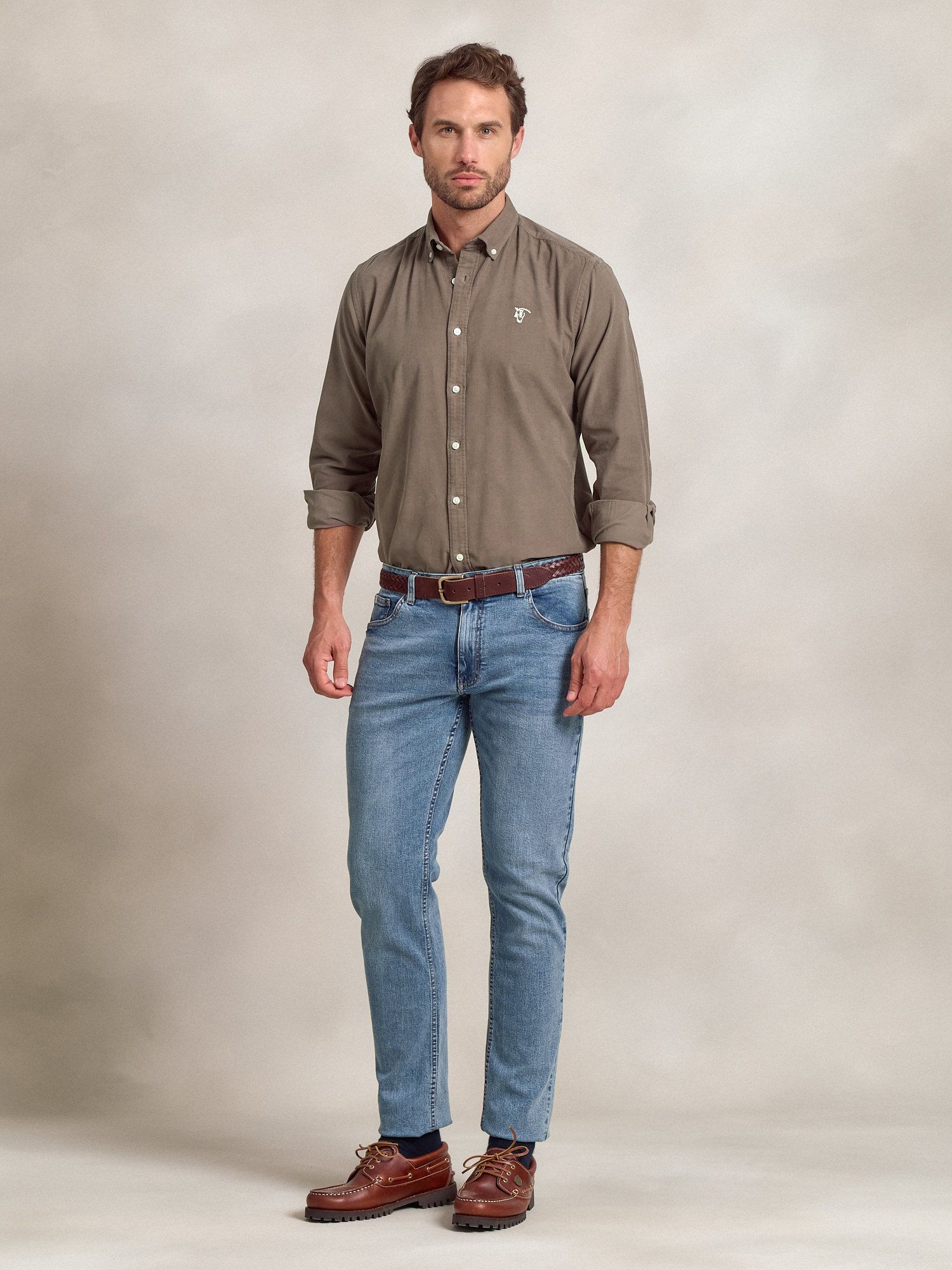 Corduroy Shirt | Taupe