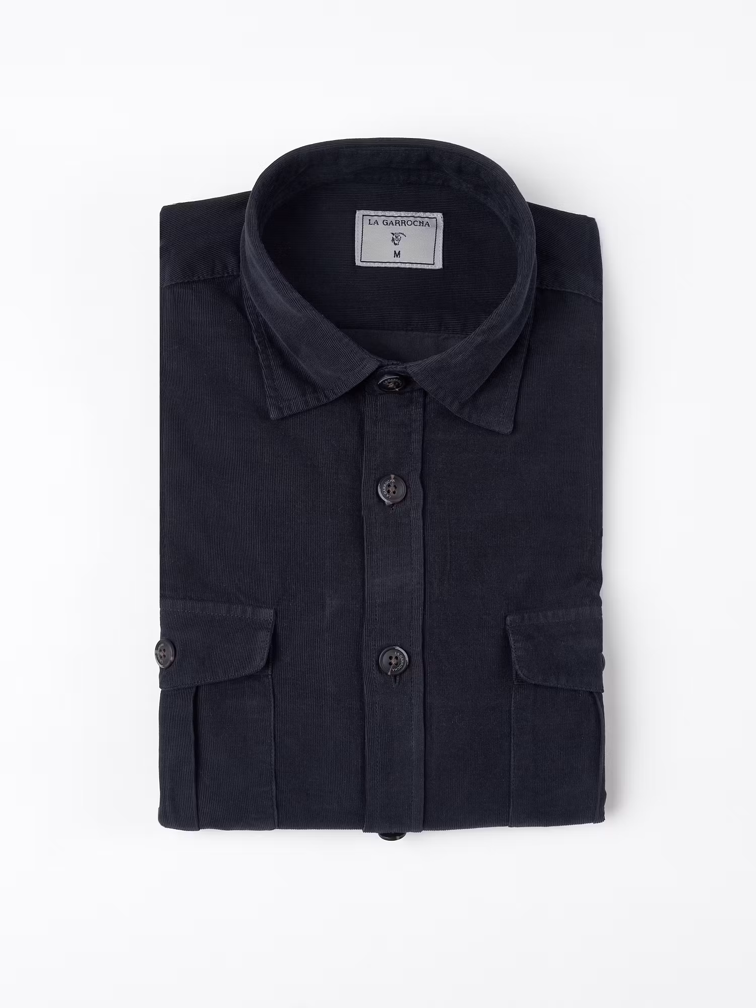 Corduroy Shirt with Pockets | Marino