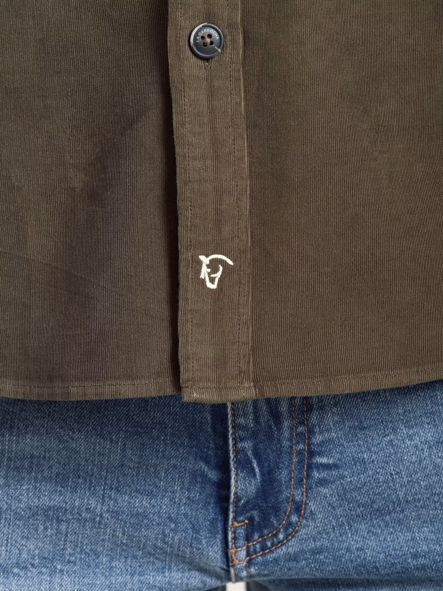 Corduroy Shirt with Pockets | Caza