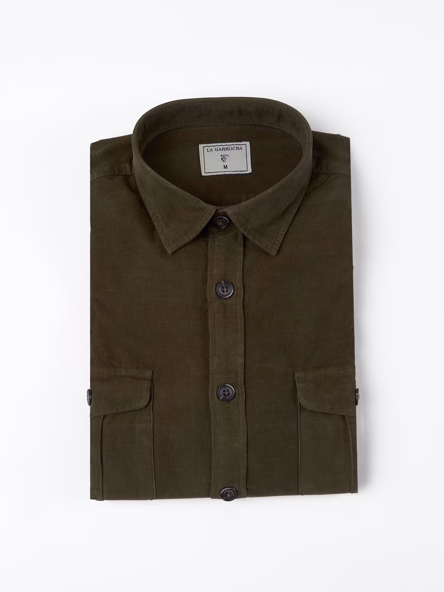 Corduroy Shirt with Pockets | Caza